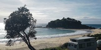 Switching off at Seal Rocks, NSW